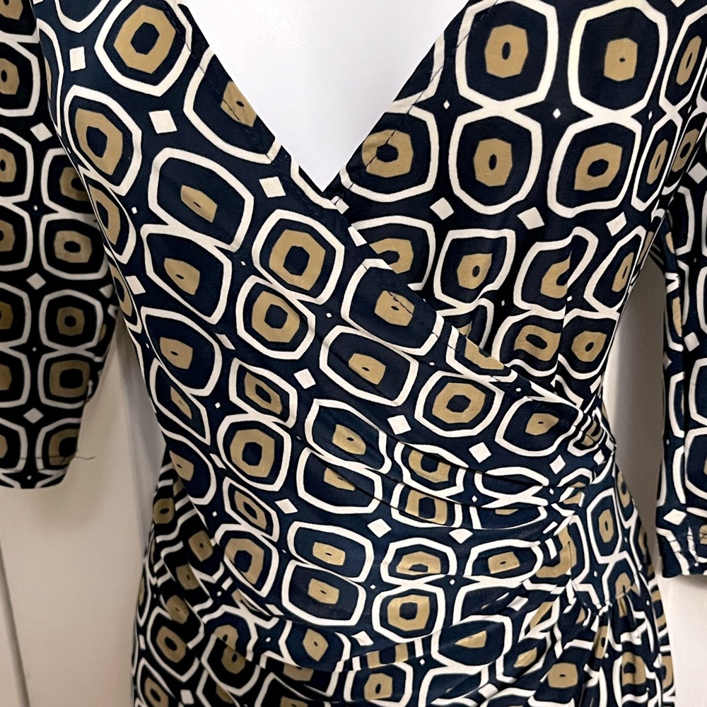 ❌SOLD❌ Mue Gabrielle Geometric Print Dress - Large